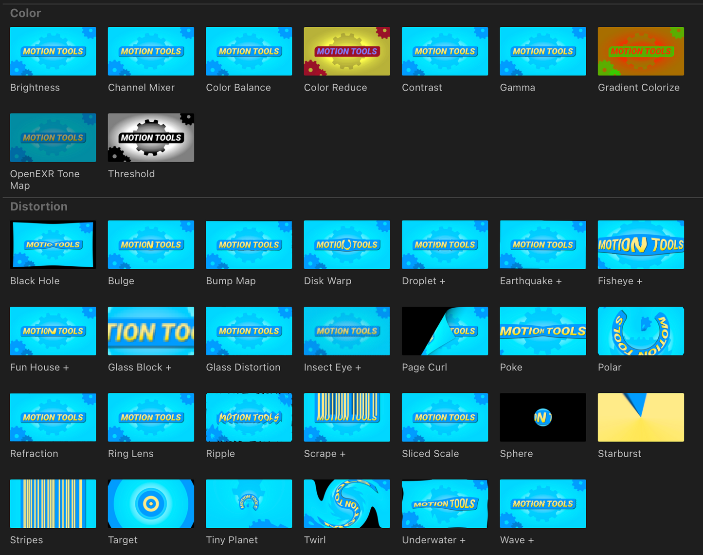 Motion Tools • 100+ Effects & Tools For Final Cut Pro!