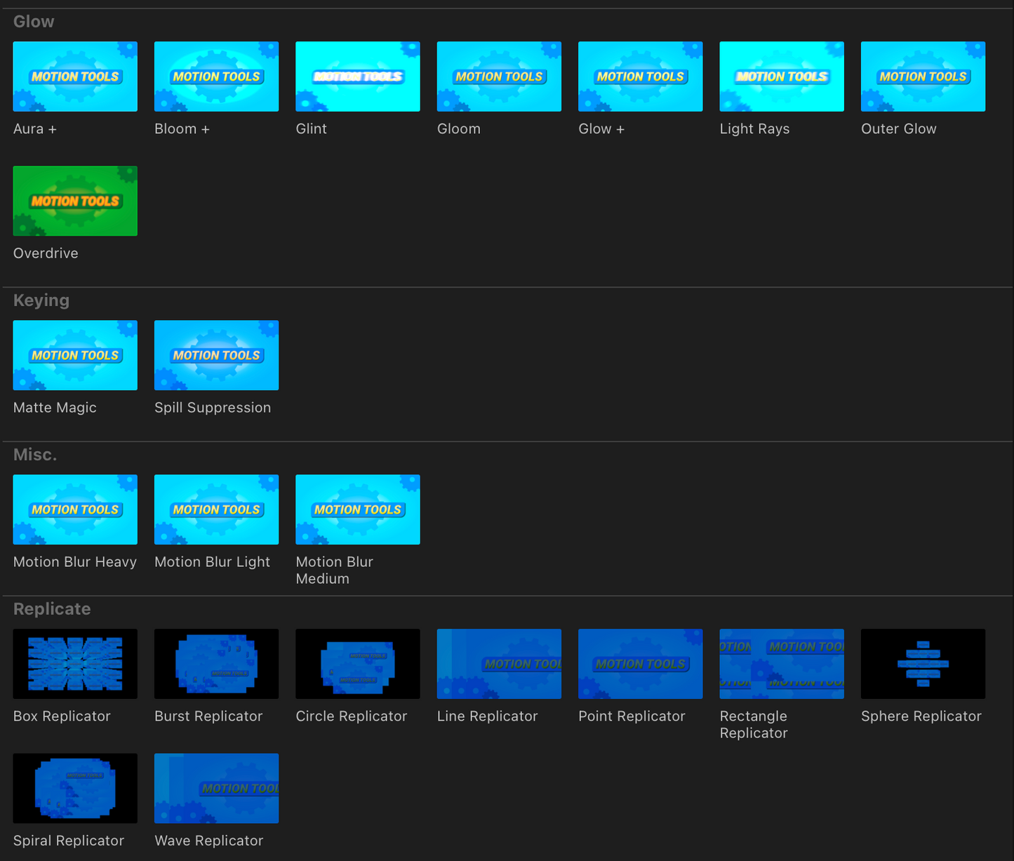 Motion Tools • 100+ Effects & Tools For Final Cut Pro!