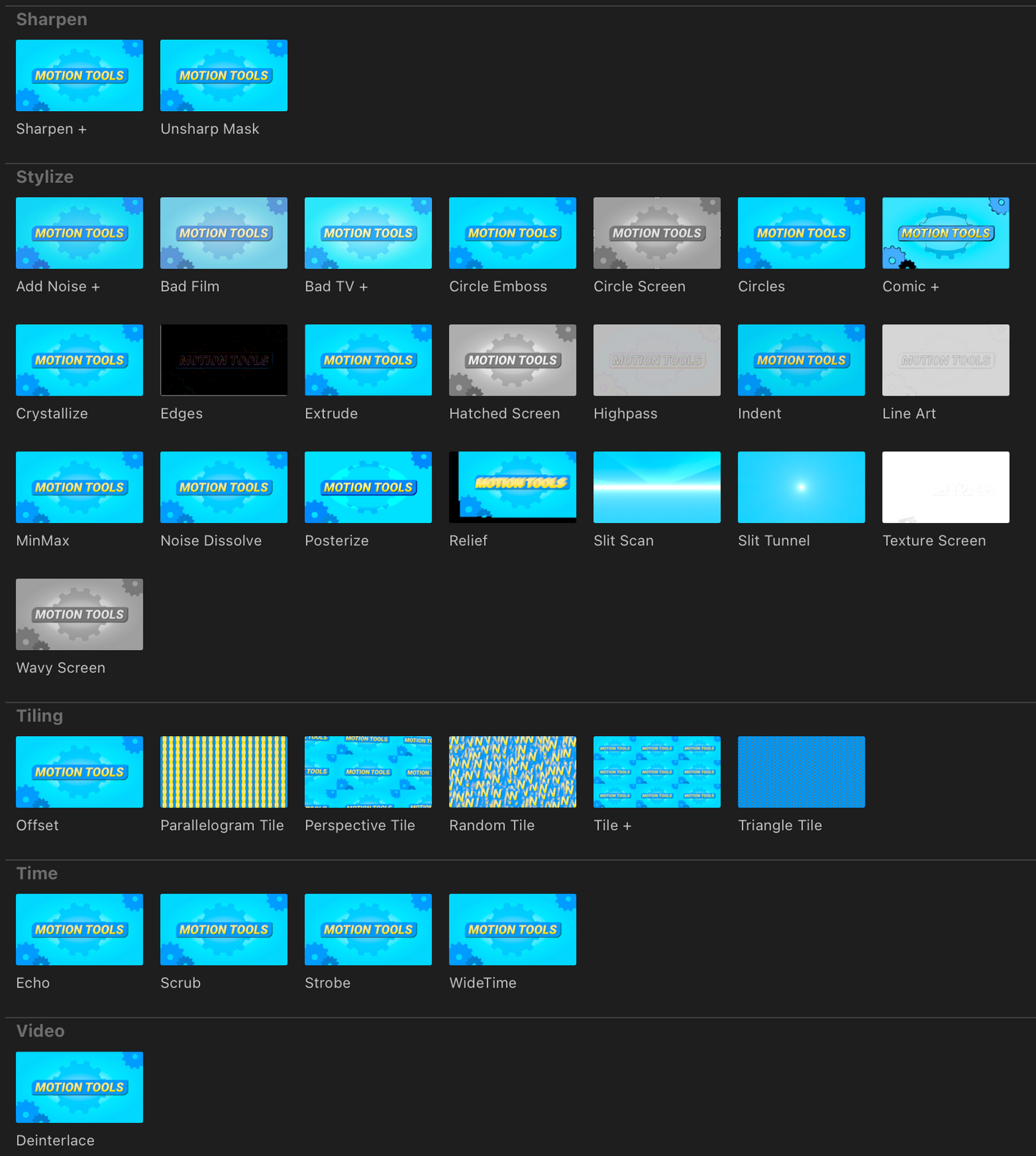 Motion Tools • 100+ Effects & Tools For Final Cut Pro!
