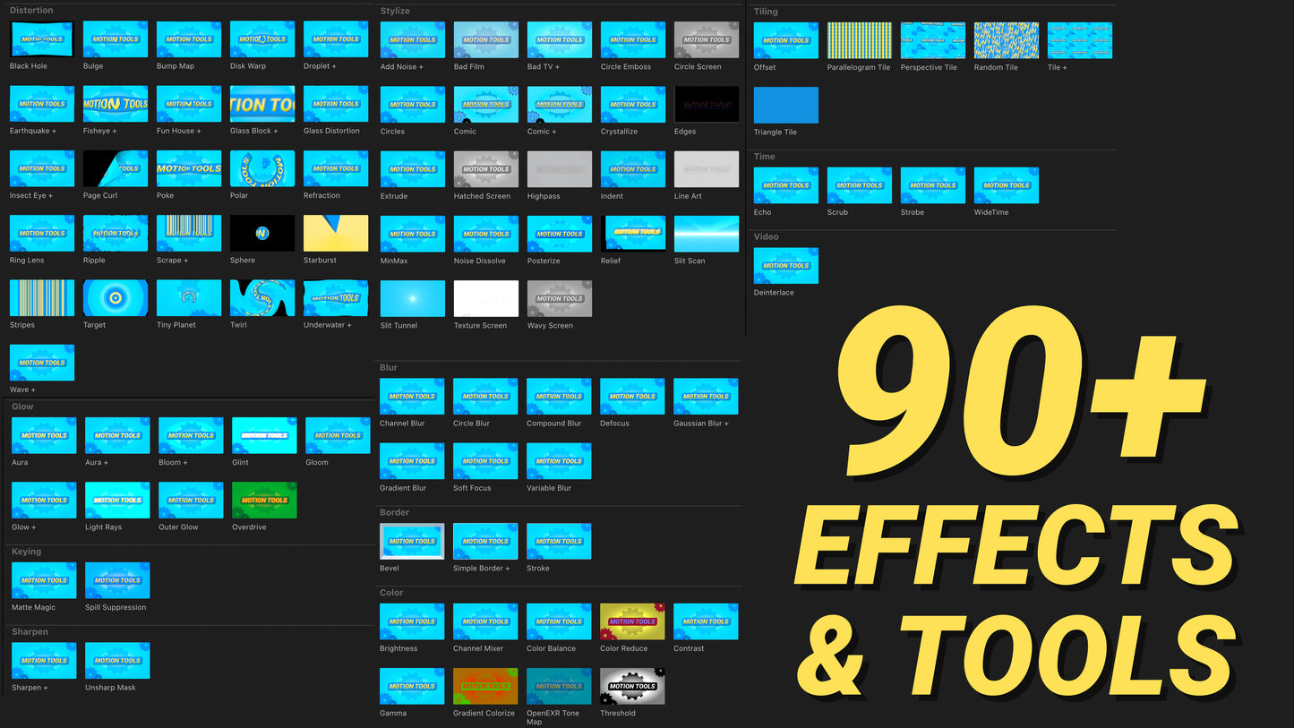 Motion Tools • 100+ Effects & Tools For Final Cut Pro!